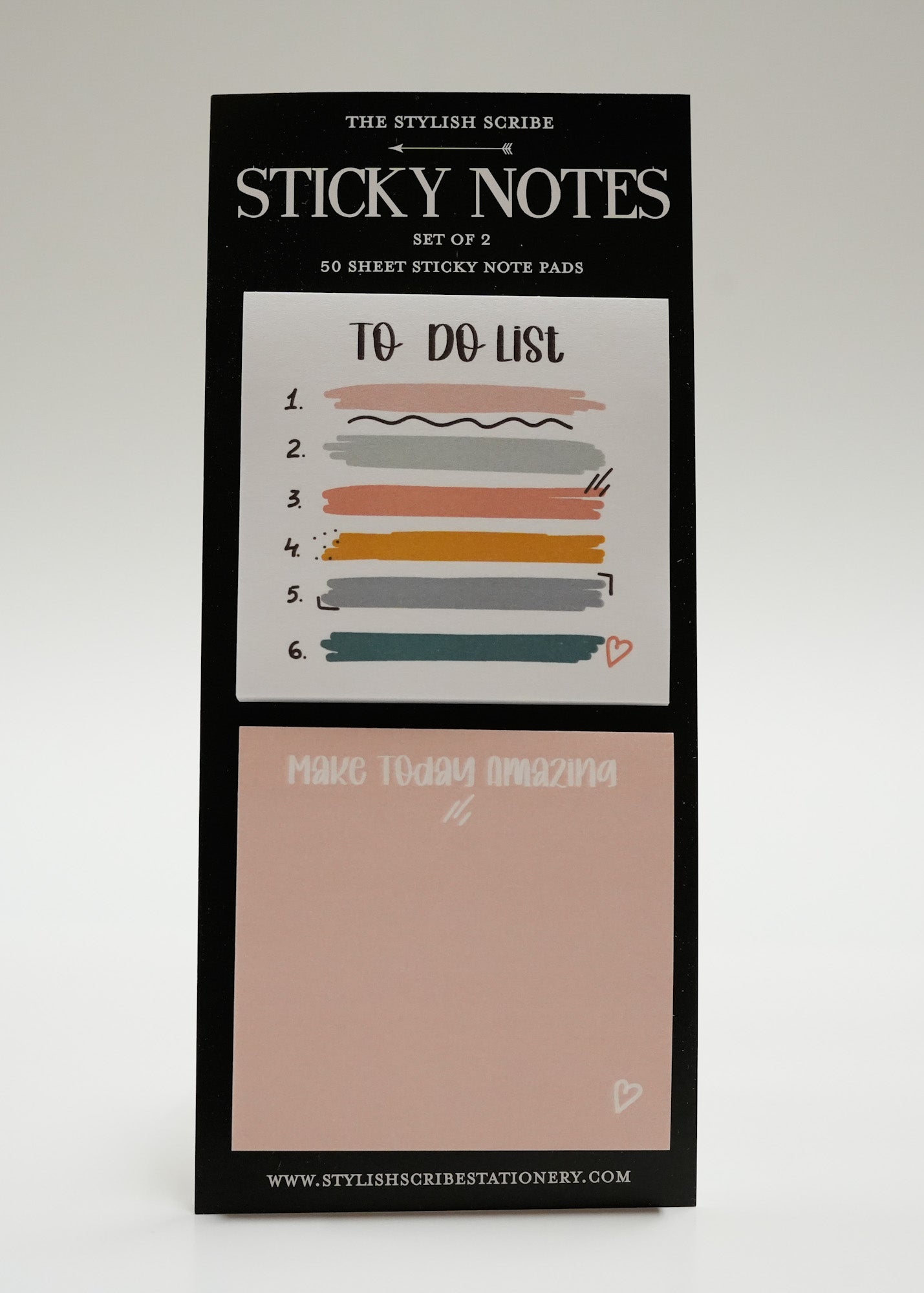 Sticky Notes Stylish Scribe Stationery