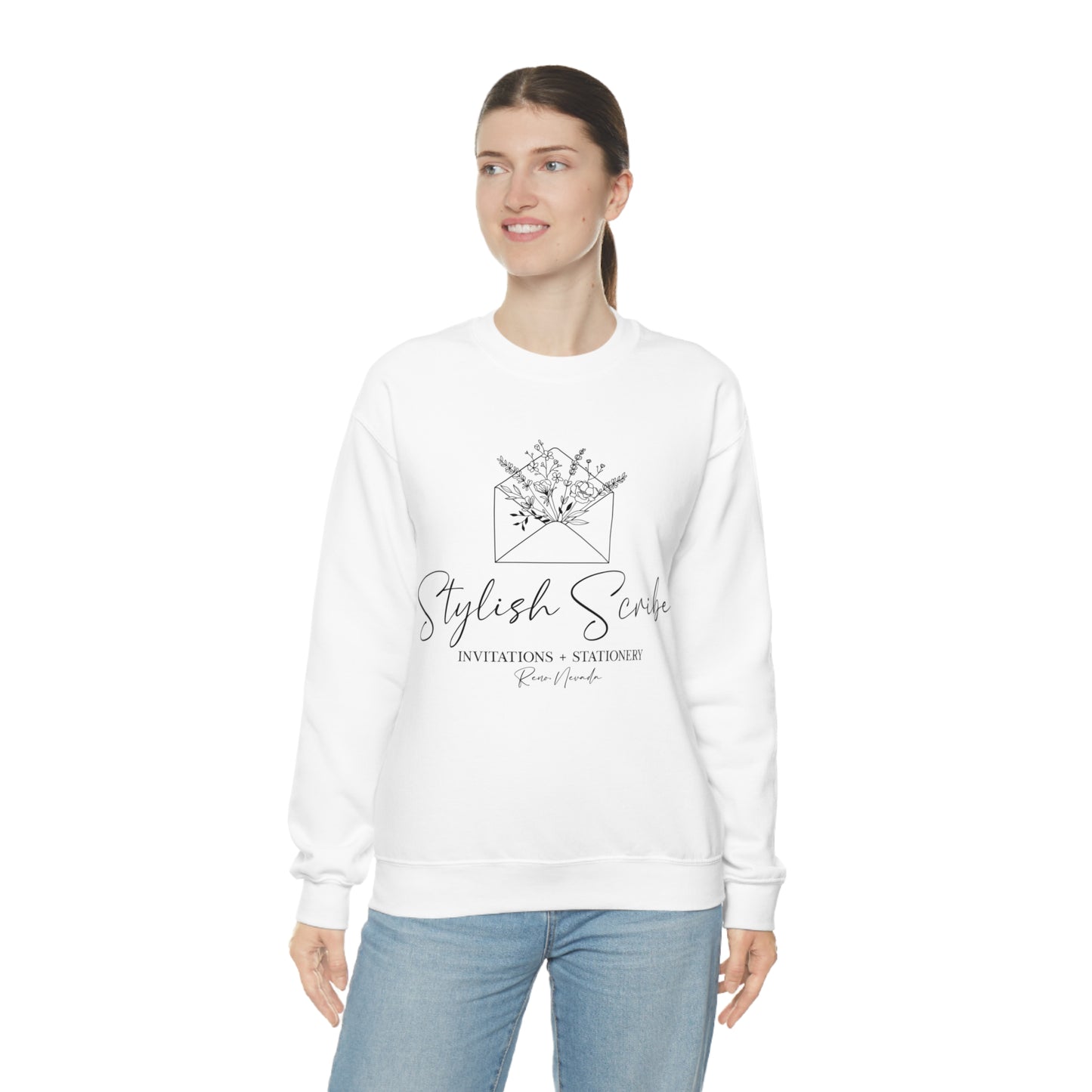 Stylish Scribe Crewneck Sweatshirt