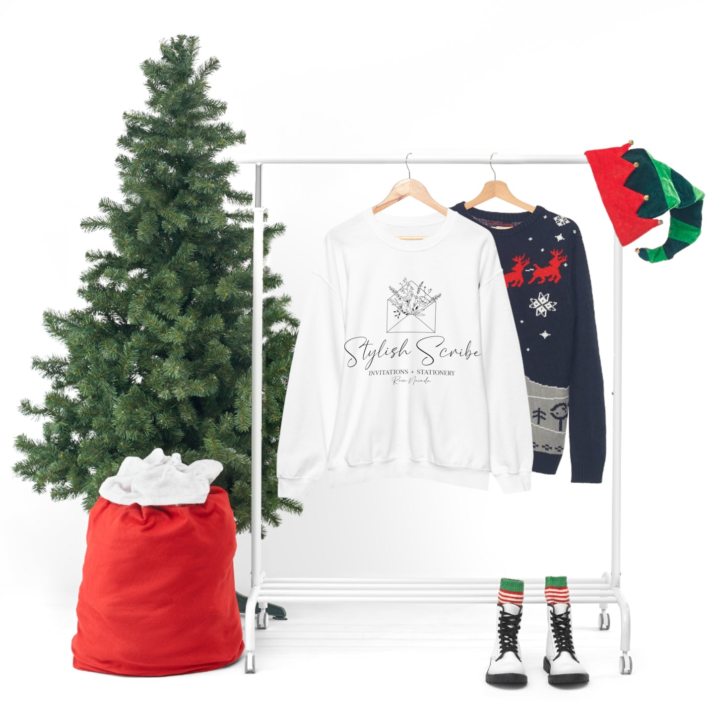 Stylish Scribe Crewneck Sweatshirt