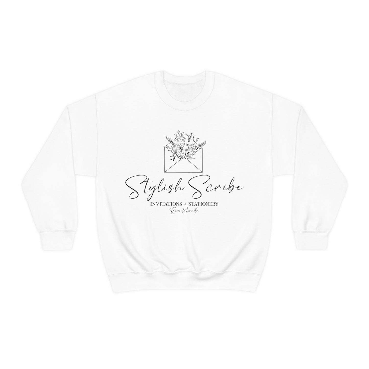 Stylish Scribe Crewneck Sweatshirt
