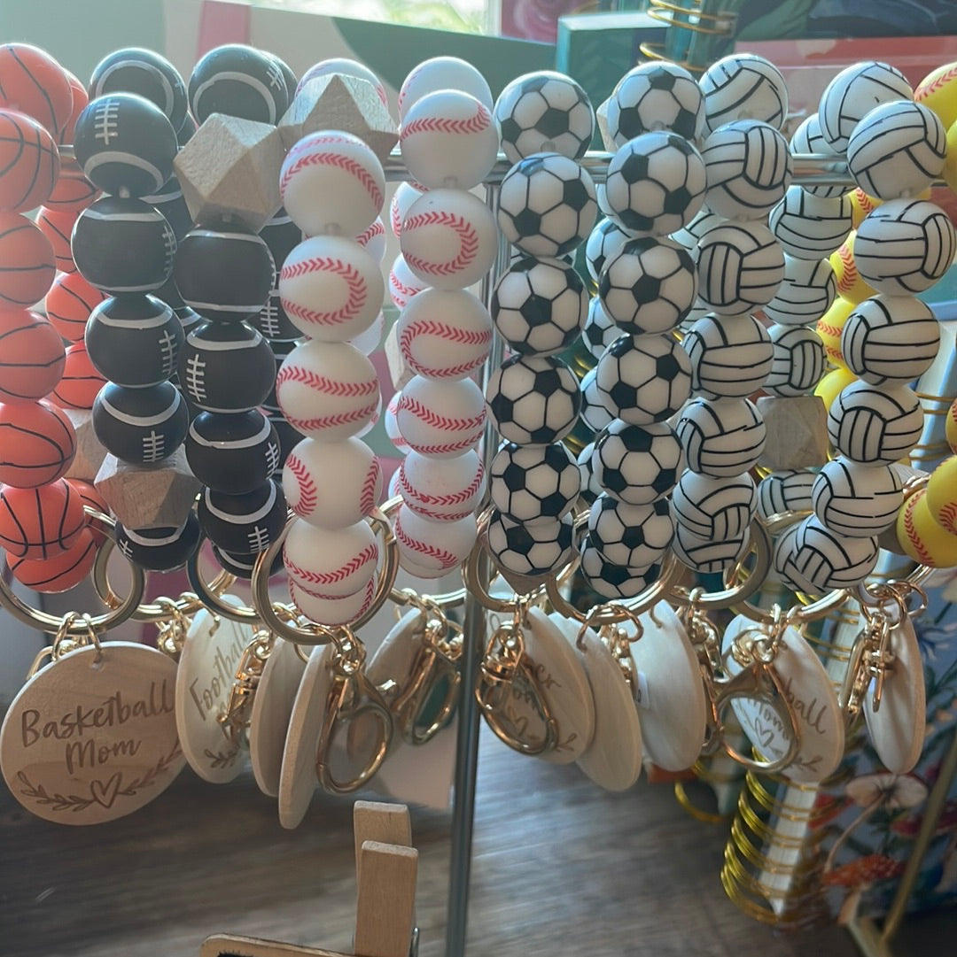 Sports wristlet bracelets