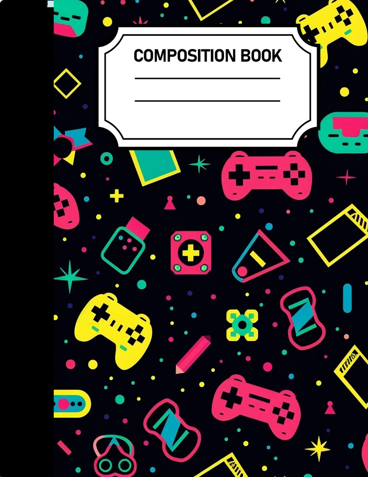 Video Game Composition Notebook - Customized