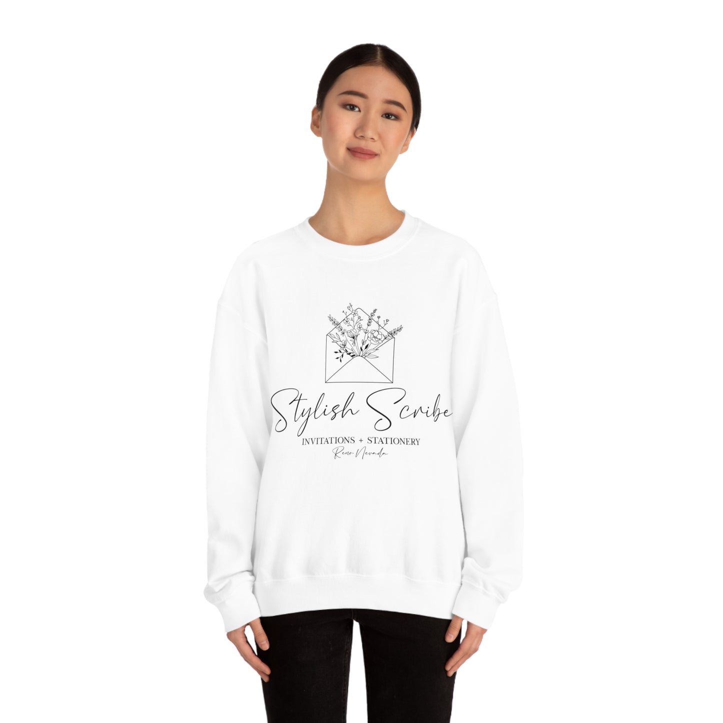 Stylish Scribe Crewneck Sweatshirt