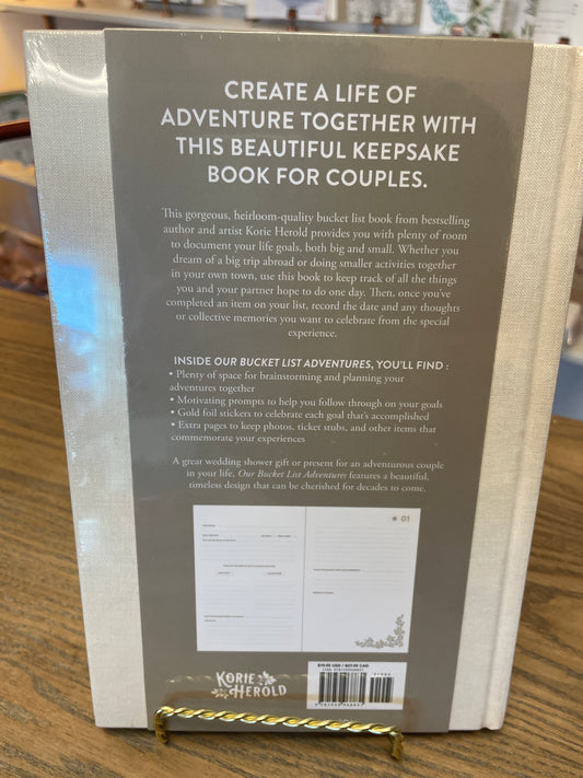 Bucket list adventure journal