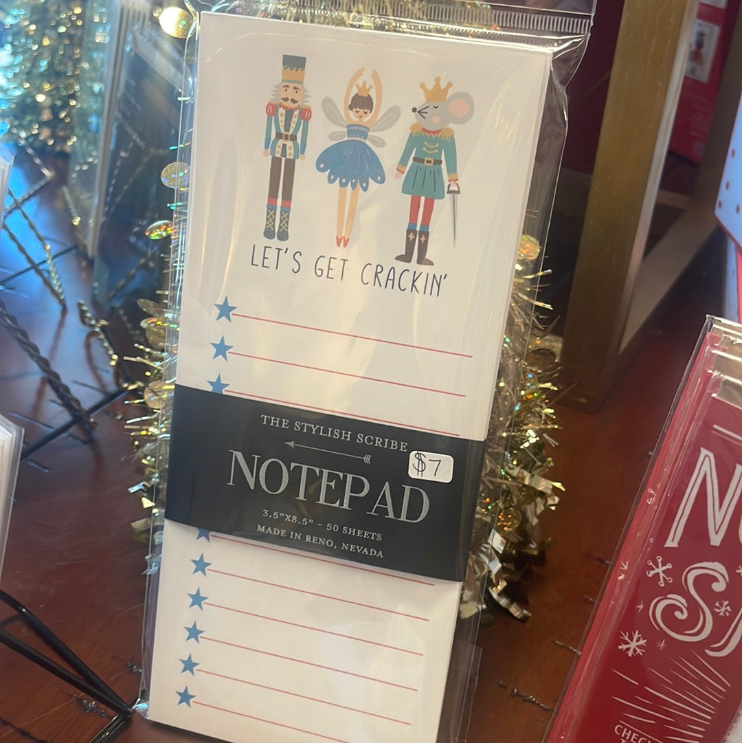 Let’s get Crackin Nutcracker notepad