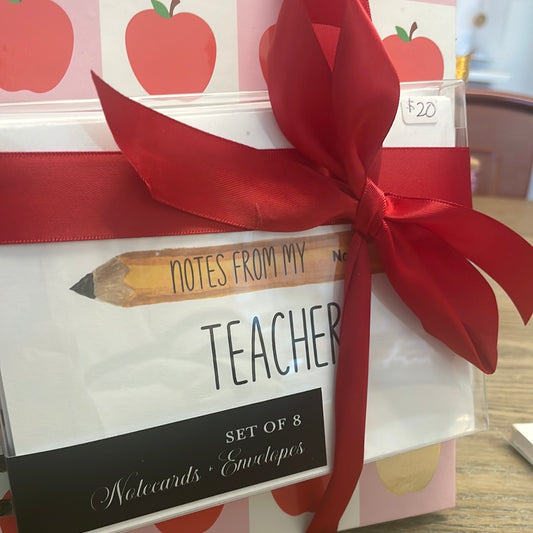 Teacher notebook gift set