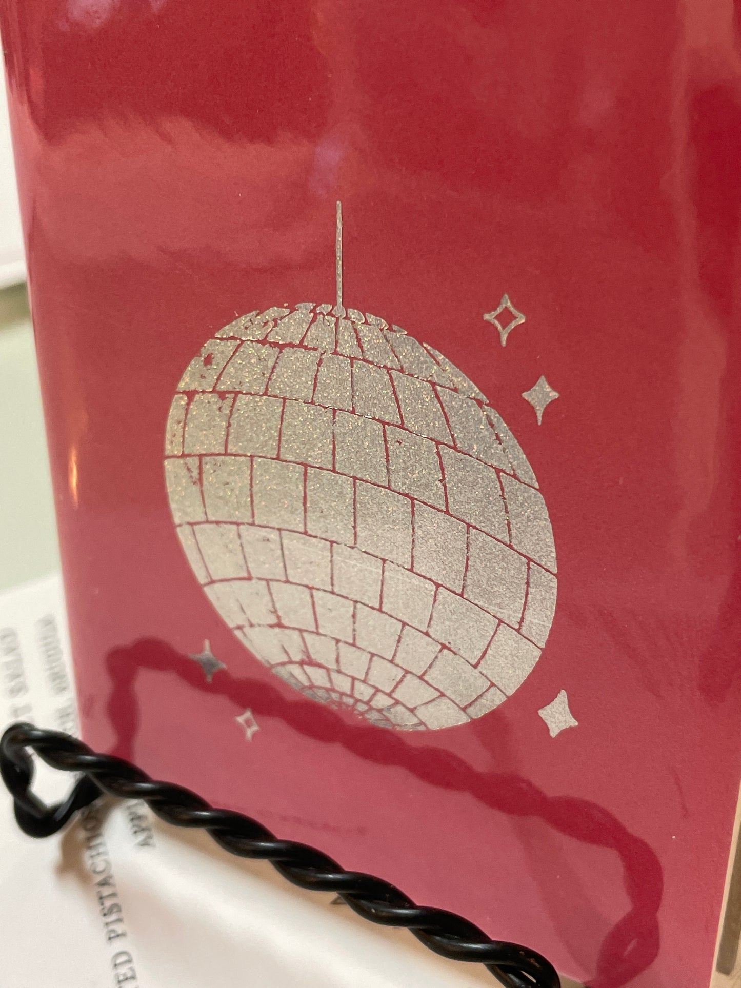 Mini Pink Disco Ball Notebook