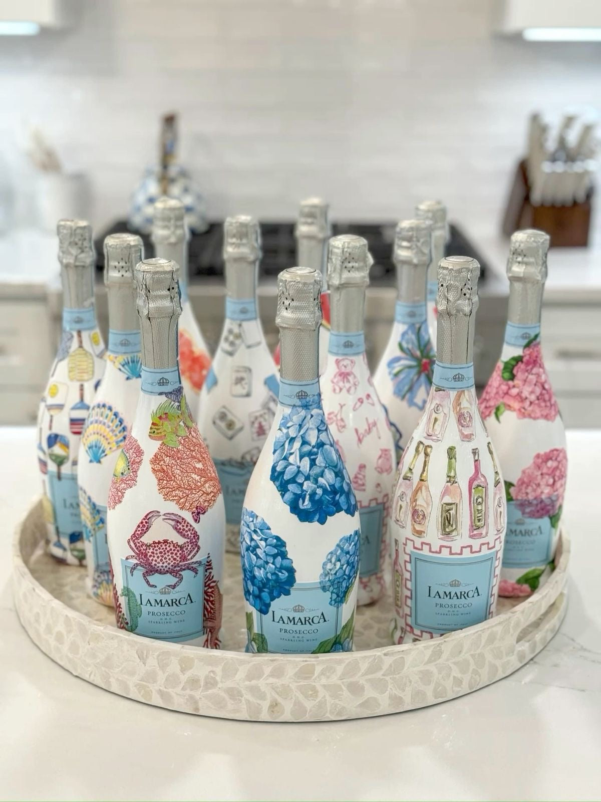 Decoupage Champagne Bottle Craft Event August 23rd