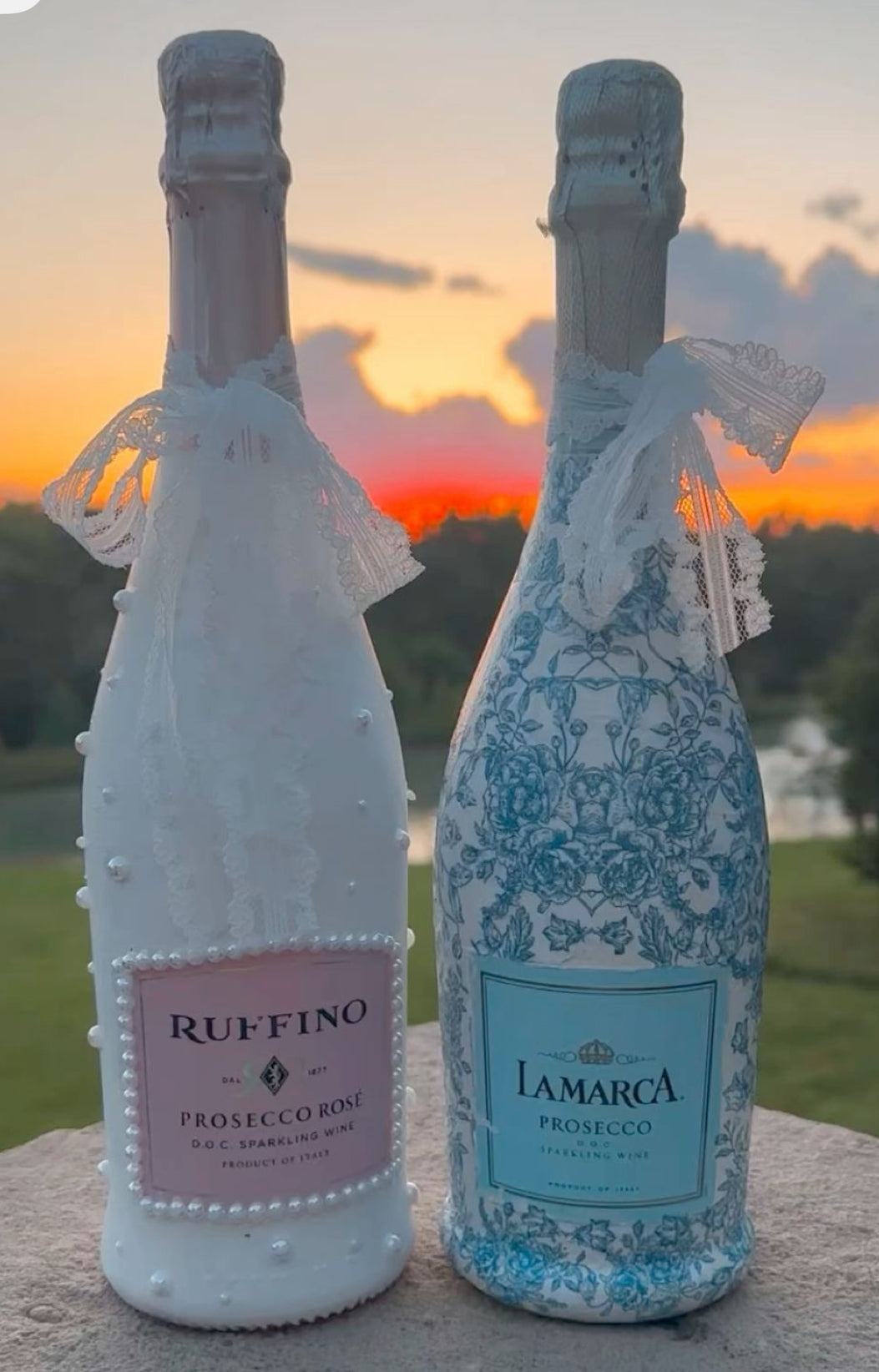 Decoupage Champagne Bottle Craft Event August 23rd