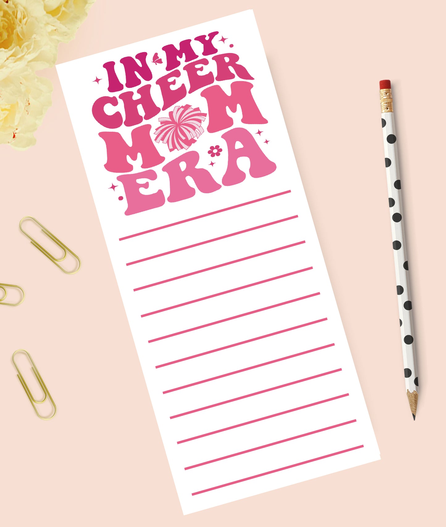Cheer mom Notepad