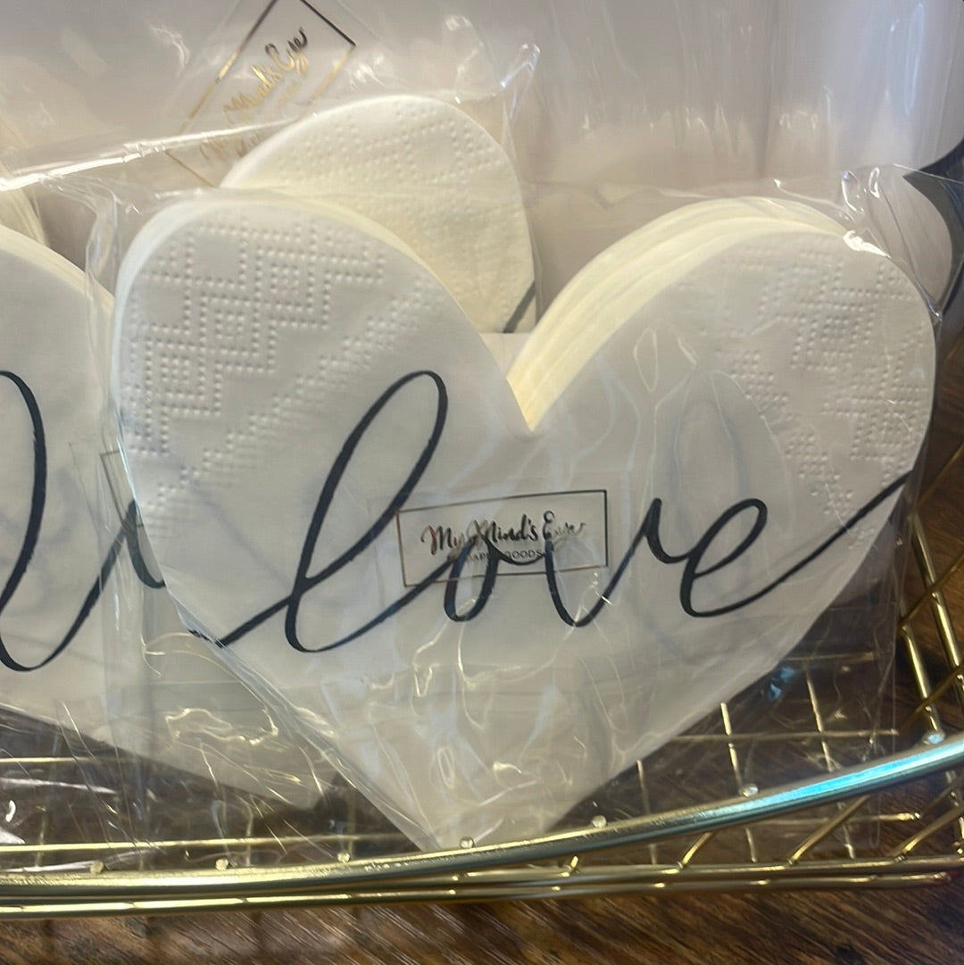 Love Heart Napkins