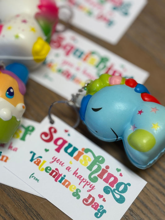 Animal squish Valentines