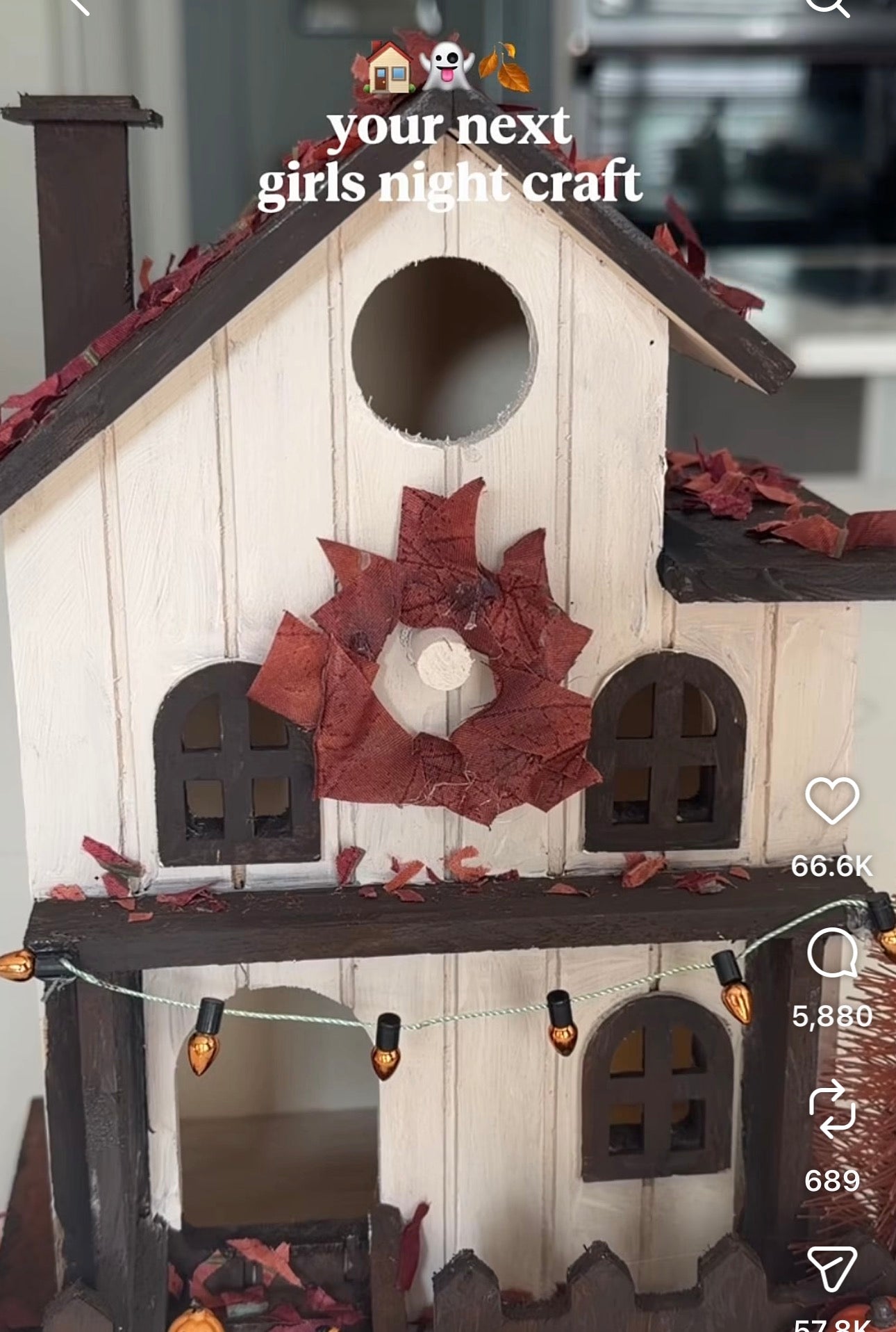 Halloween House Village Craft Night
