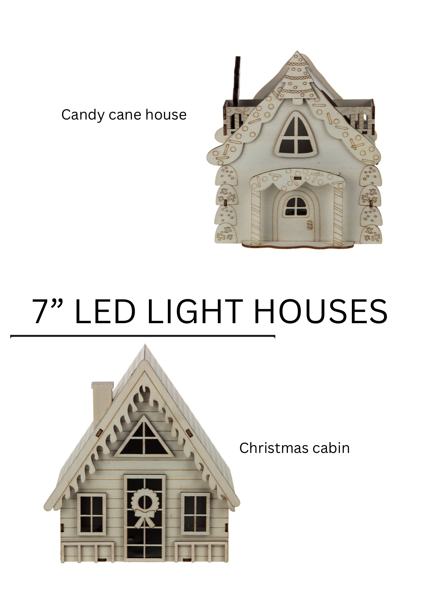 November 25th - Christmas Village House Decorating