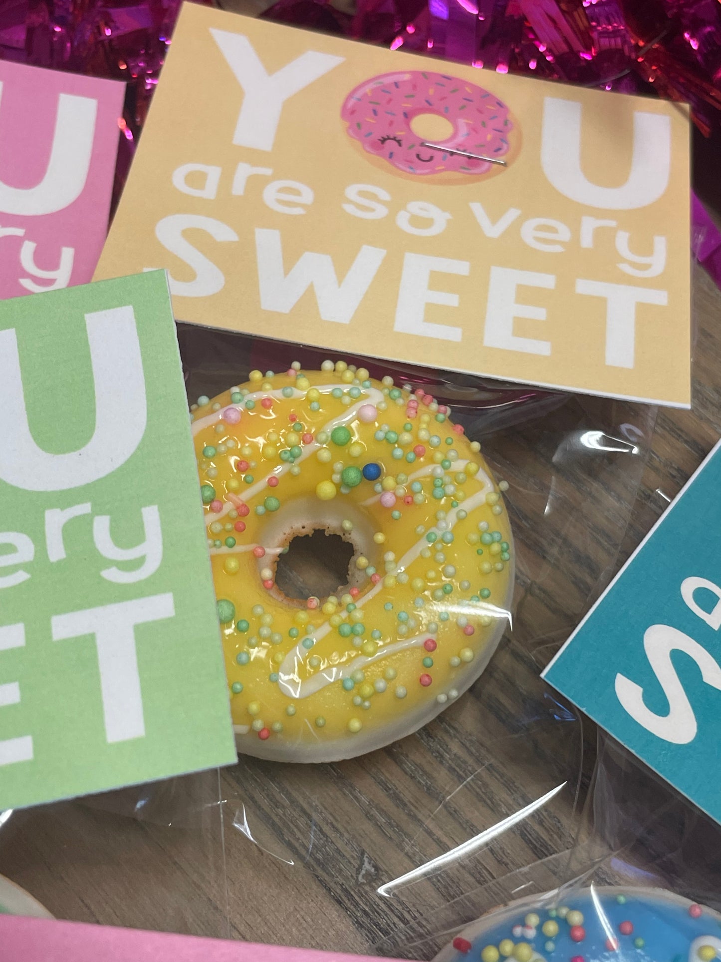 Donut Stress Ball Valentines