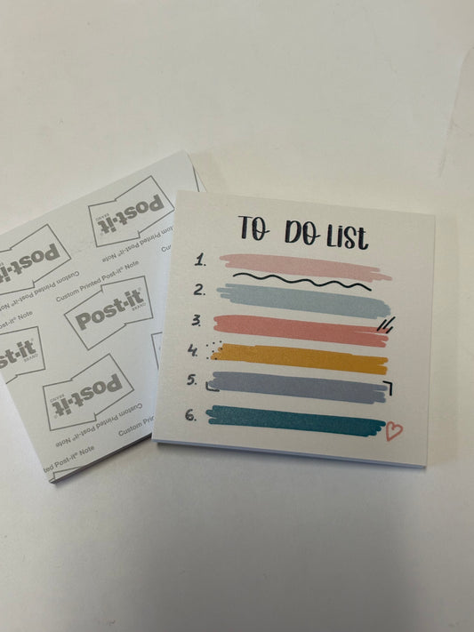 To Do List sticky notes