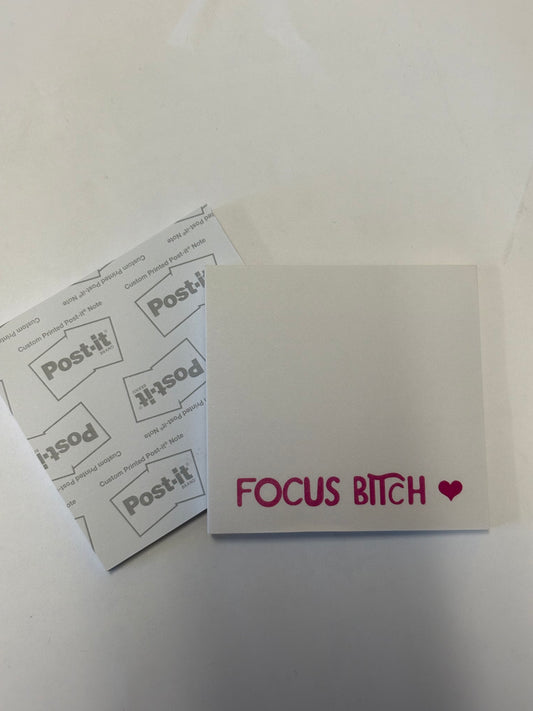 Focus Bitch sticky notes
