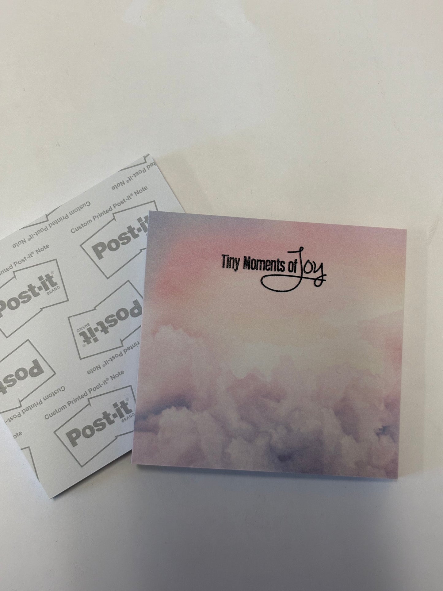 Tiny moments of joy sticky notes
