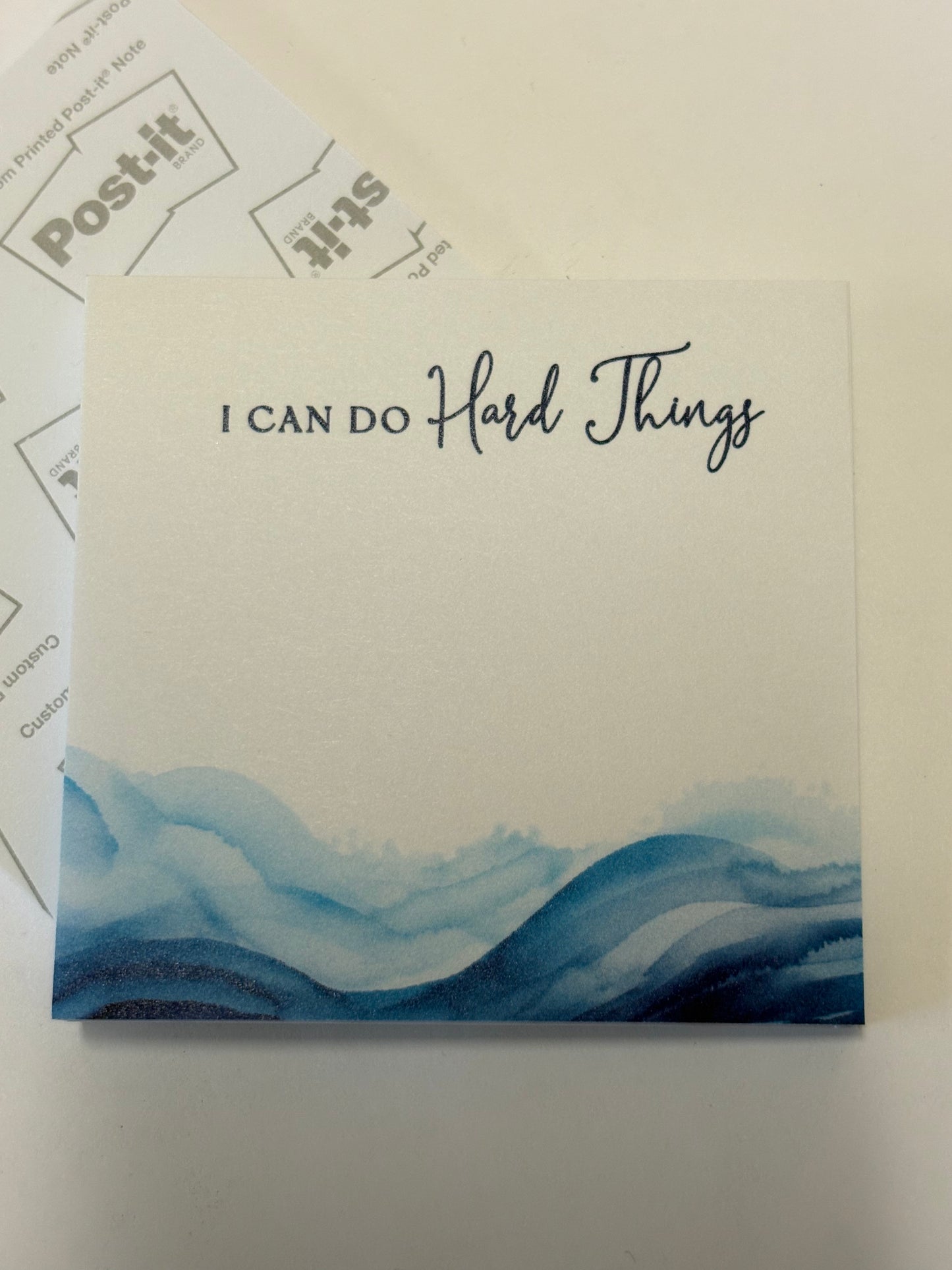 I can do hard things sticky notes