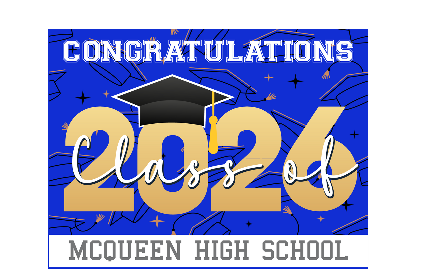 Nevada High School Yard Signs - Class of 2026