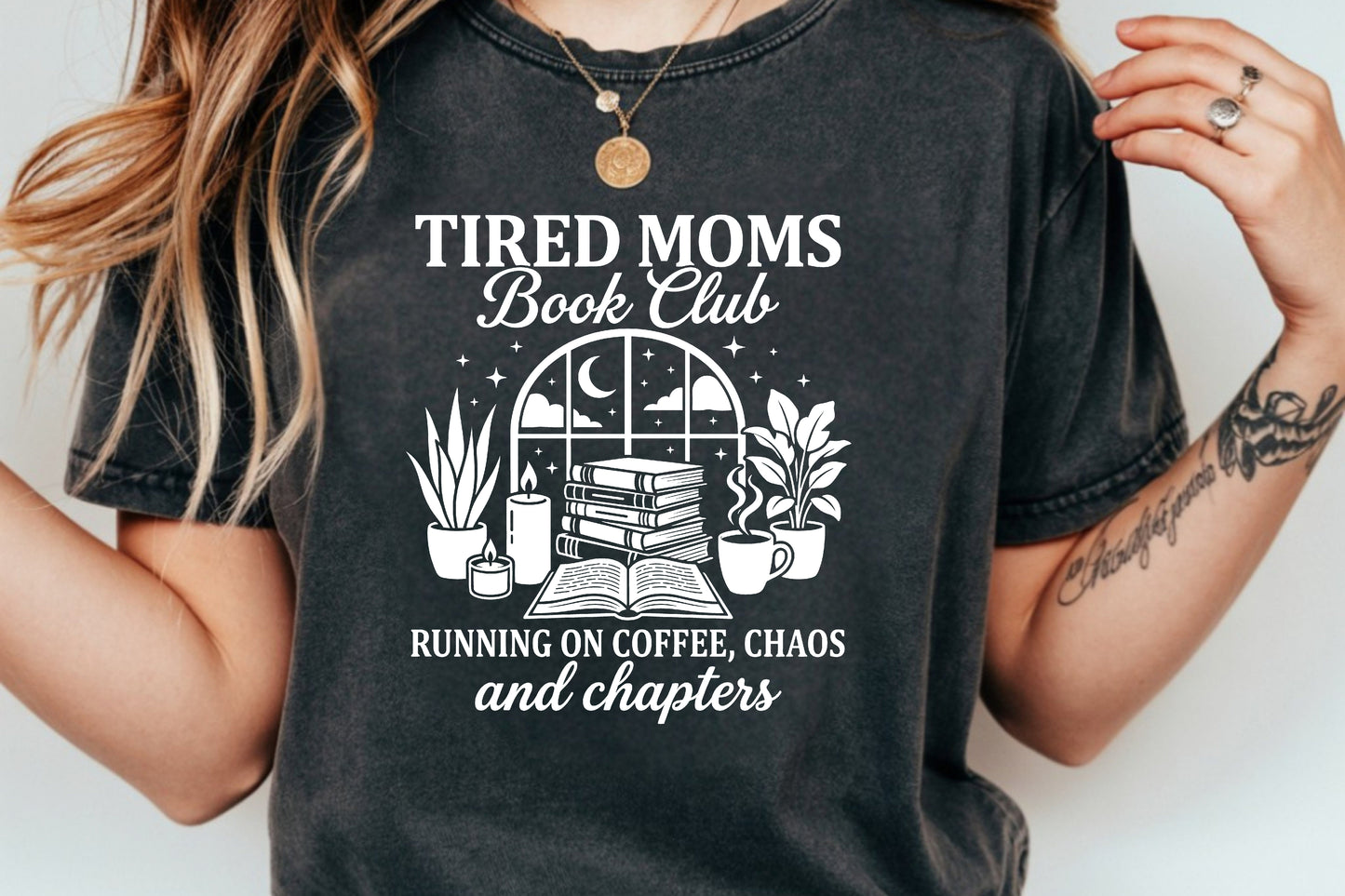 Tired Moms Book Club T-Shirt