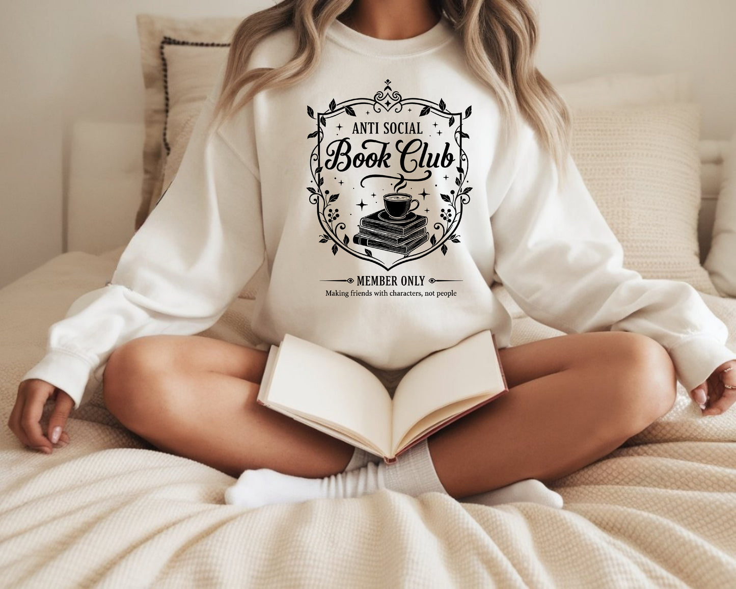 Anti-Social Bookclub Sweatshirt