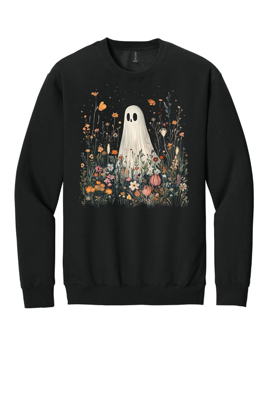 Ghost in Wildflowers Shirt + Sweatshirt
