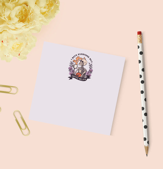 Hate Everyone But Coffee Helps Sticky Note Pad