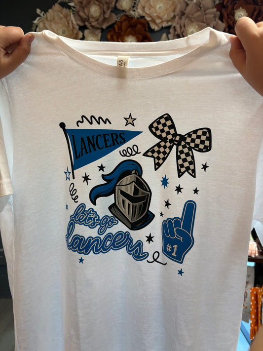 Let's Go Lancers White Shirt / Sweatshirt