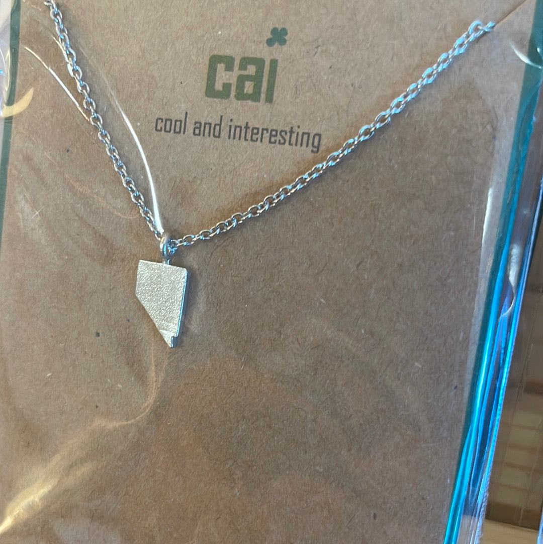 Small silver Nevada necklace