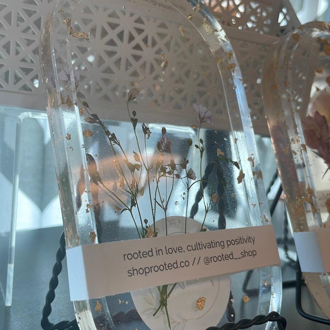 Pressed Flower Trinket Tray