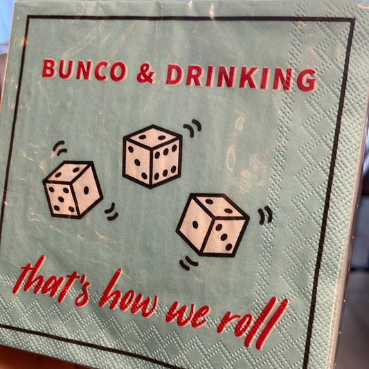 Bunco napkins