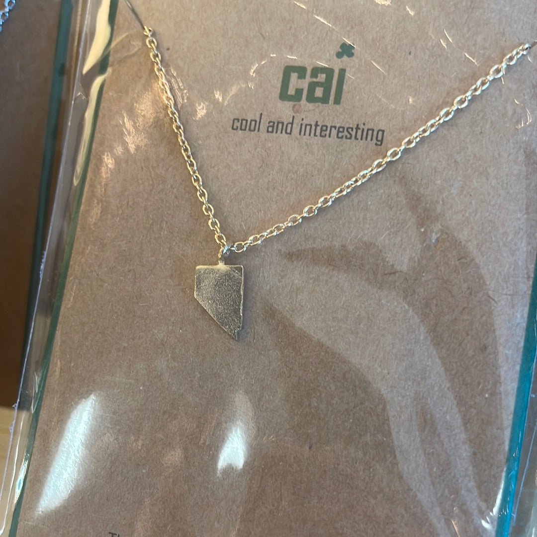 Small rose gold Nevada necklace