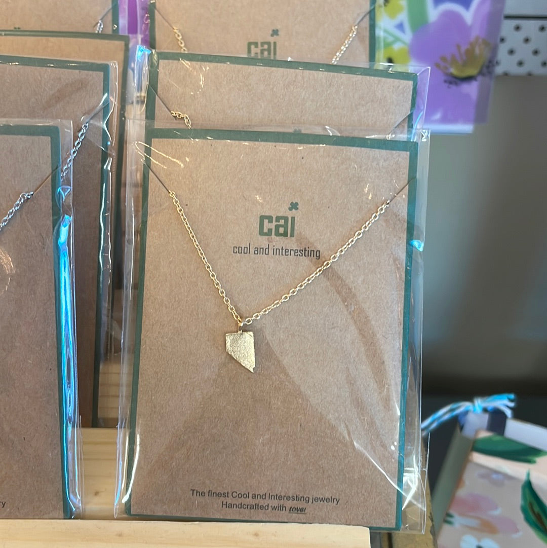 Small rose gold Nevada necklace