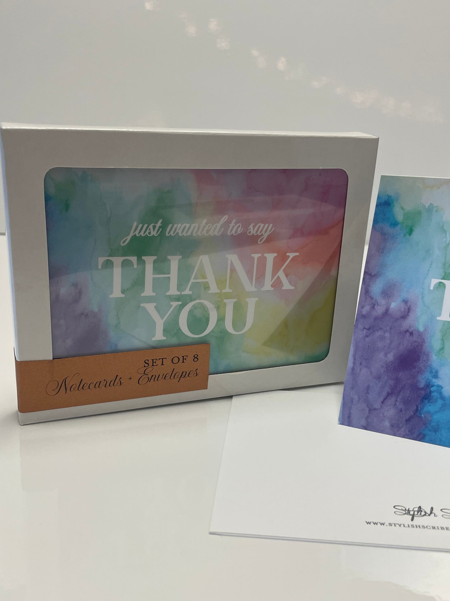 Rainbow Thank You Notecards