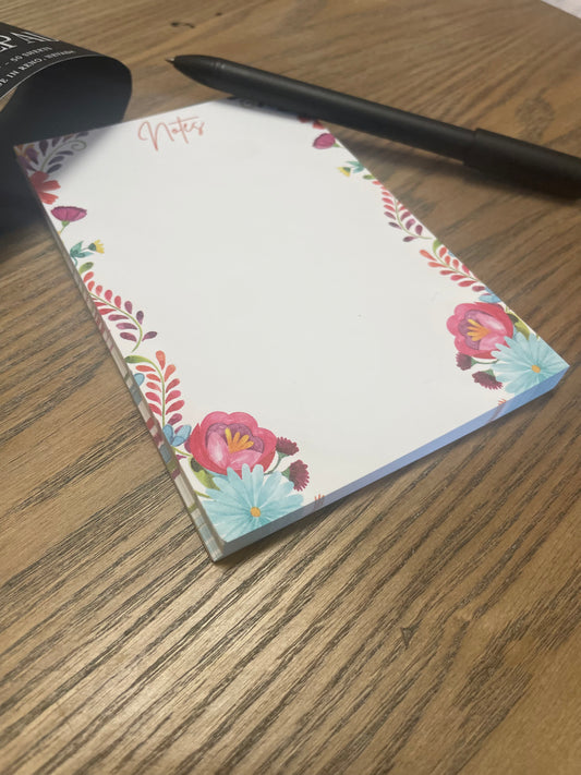 Mexican Floral Notepad
