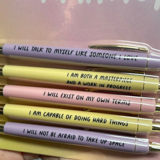 Affirmation Pen Set
