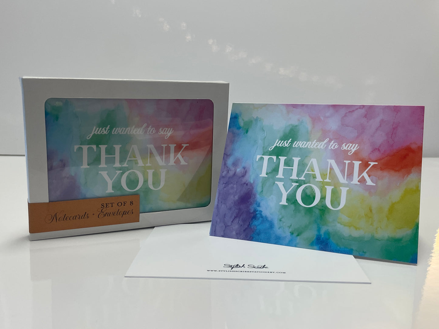 Rainbow Thank You Notecards