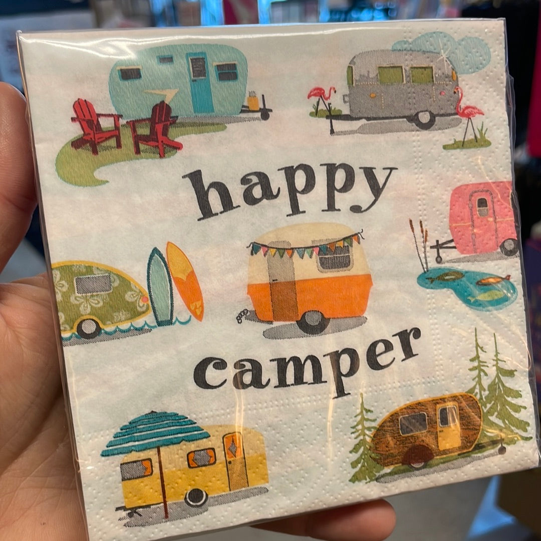 Happy Camper napkins