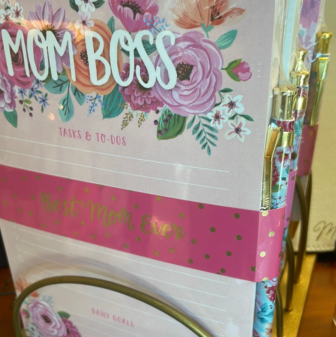 Mom Boss Notepad / Pen Set