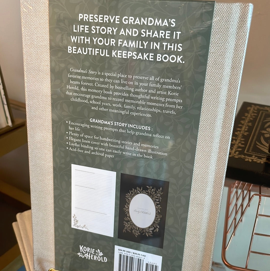 Grandmas story Journal
