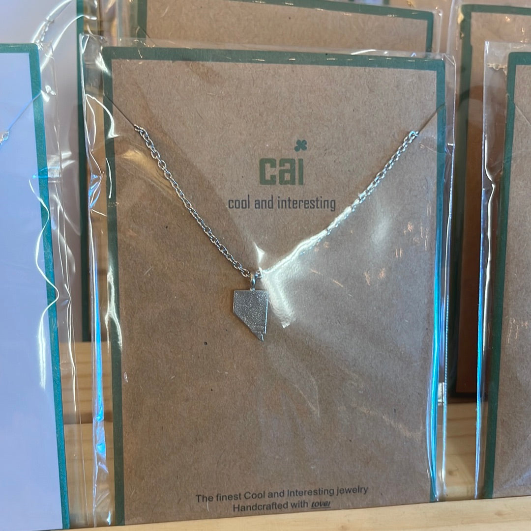 Small silver Nevada necklace