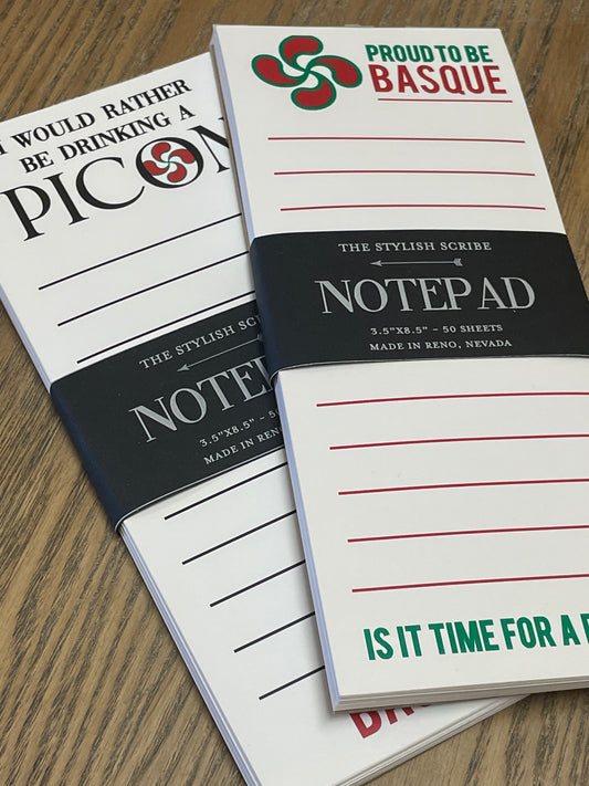 Picon Basque Notepad