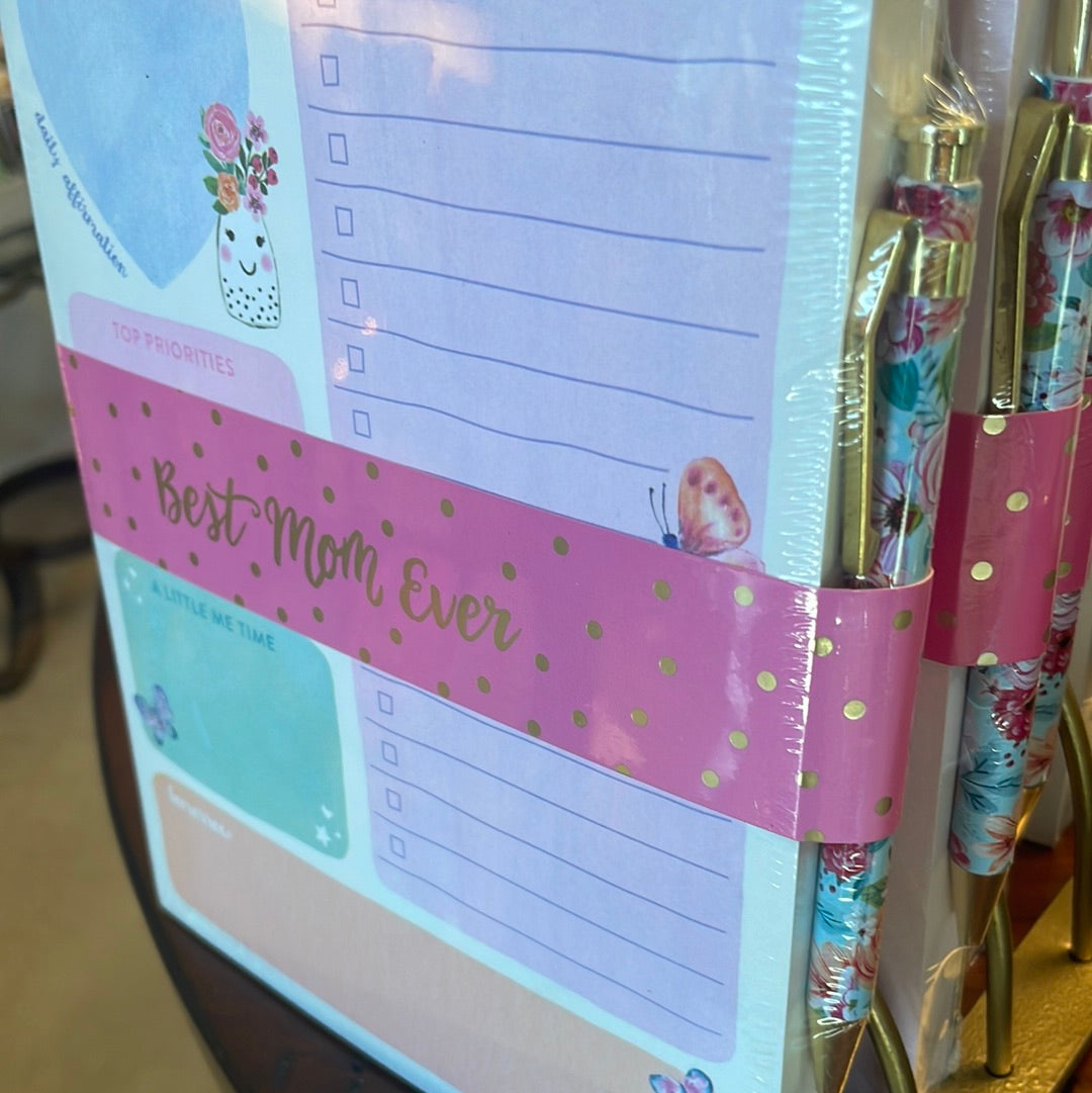 Moms to do list Notepad / Pen Set
