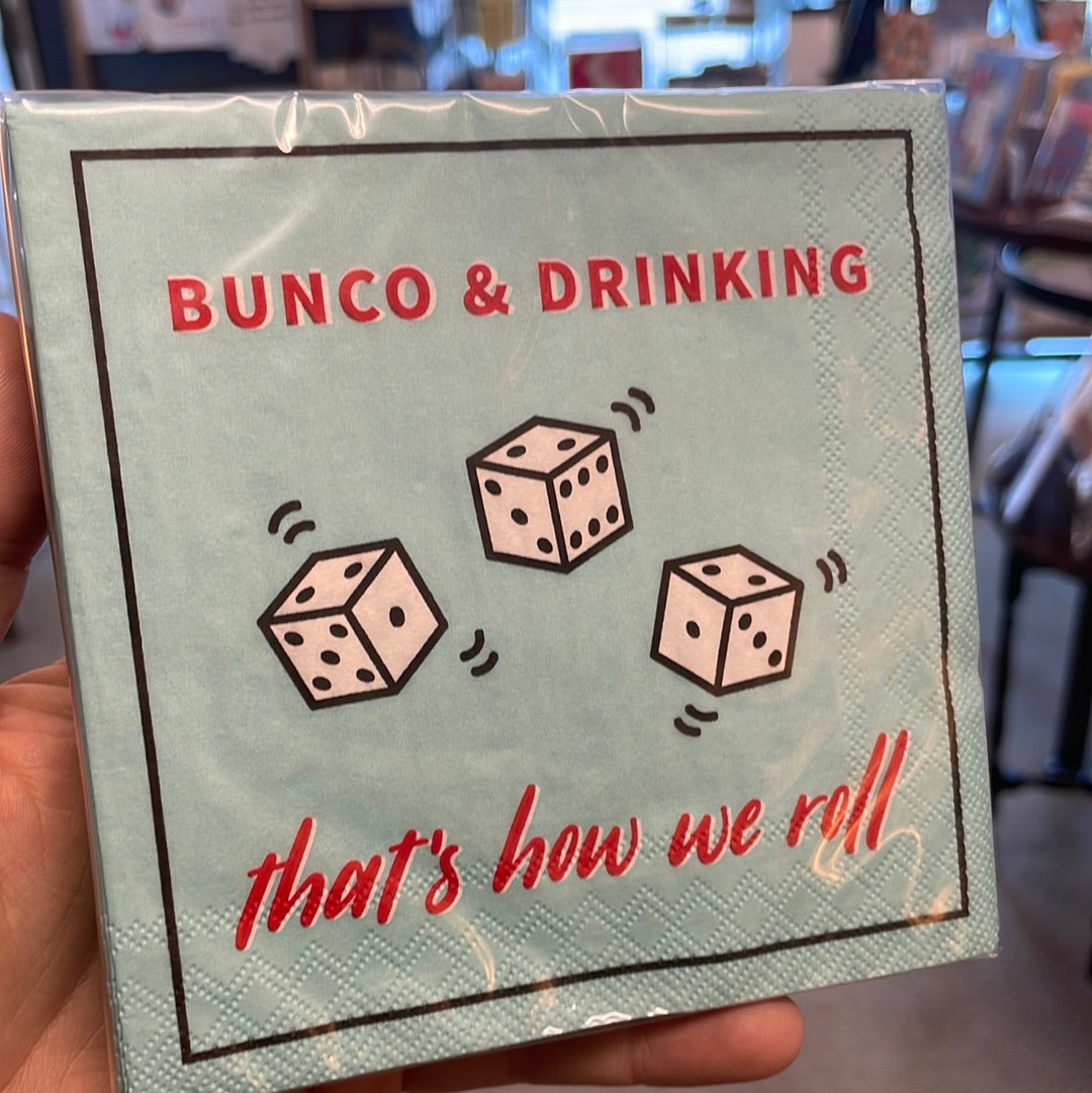 Bunco napkins