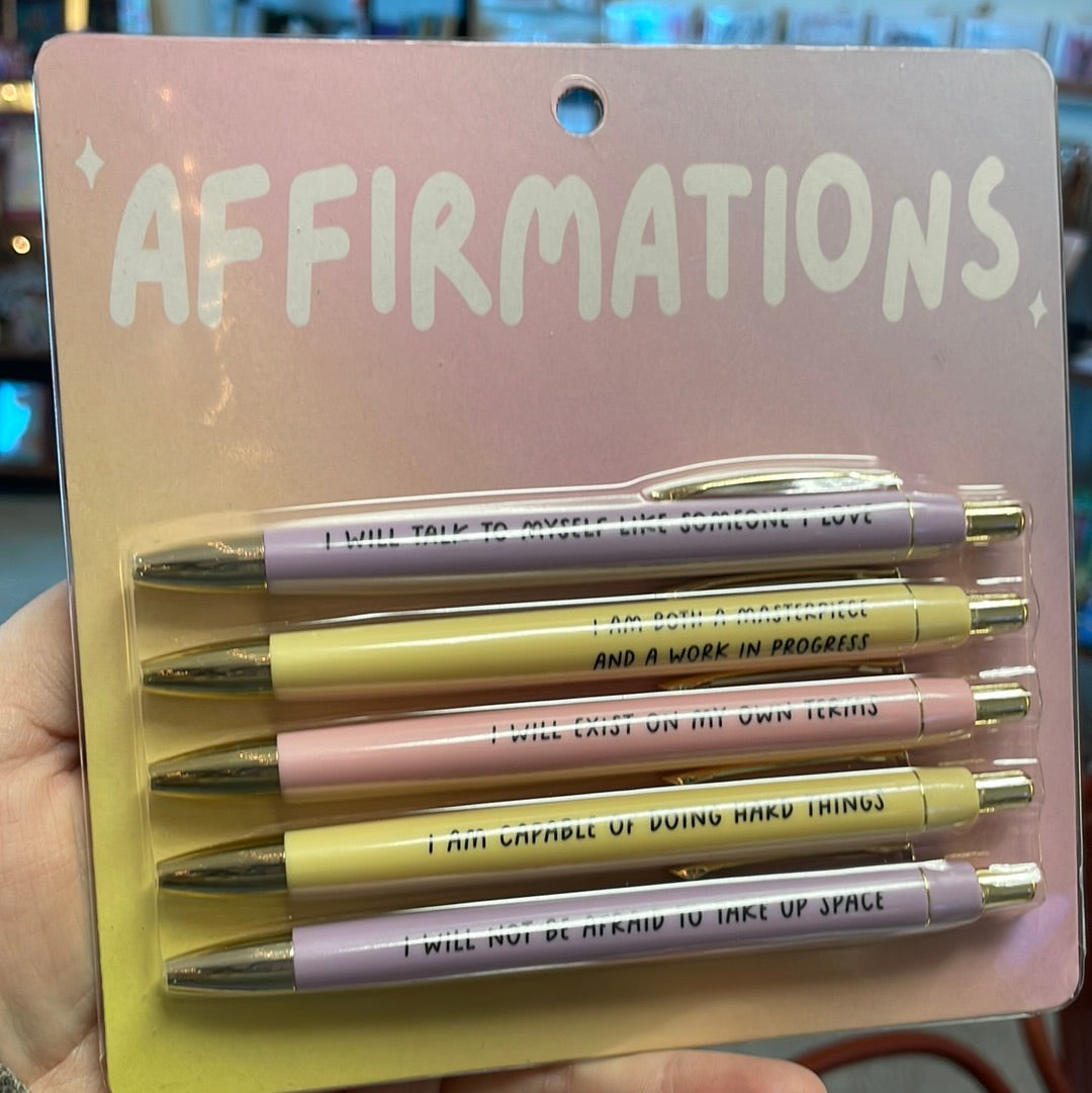 Affirmations Pen Set – Sew Bonita
