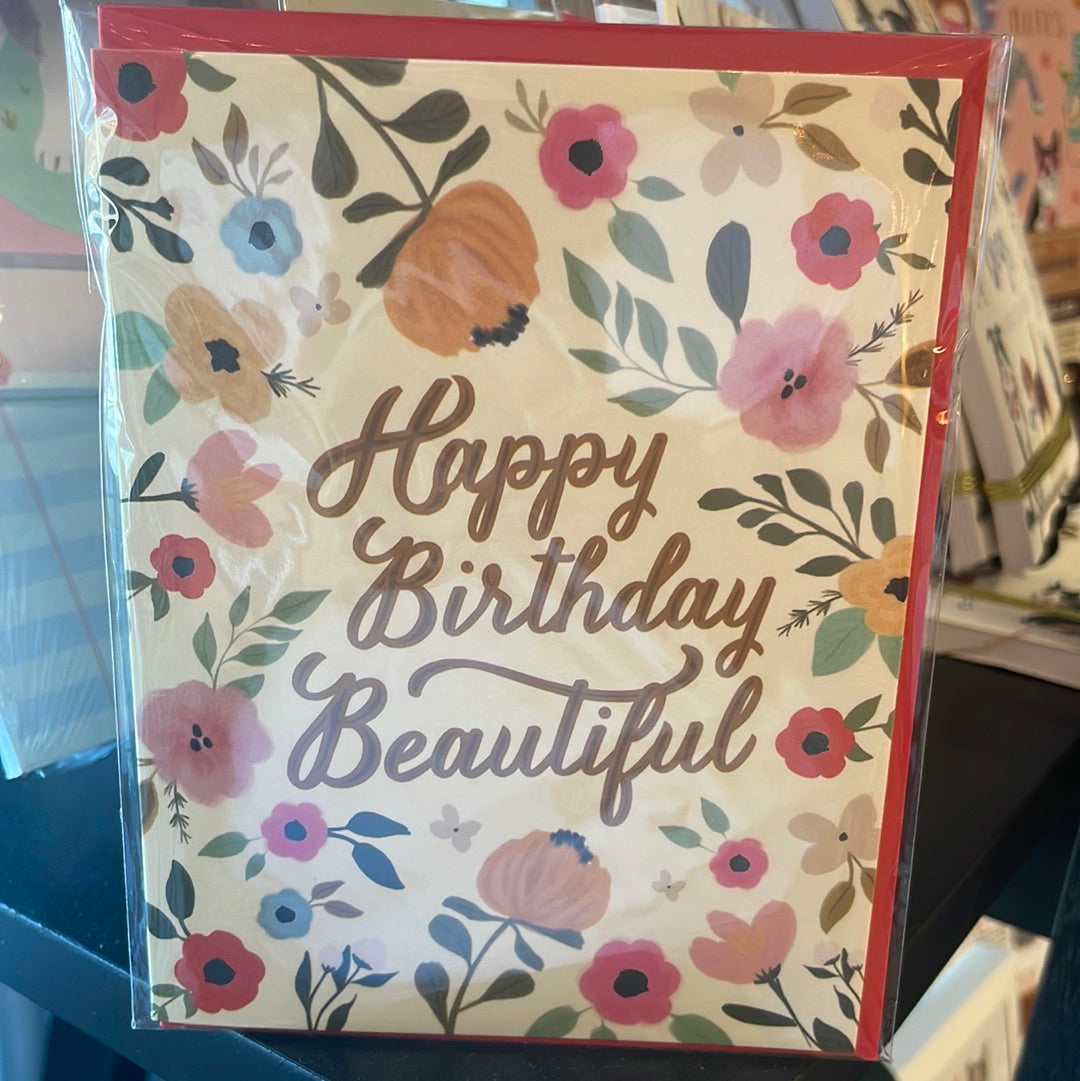 Happy Birthday Beautiful Card