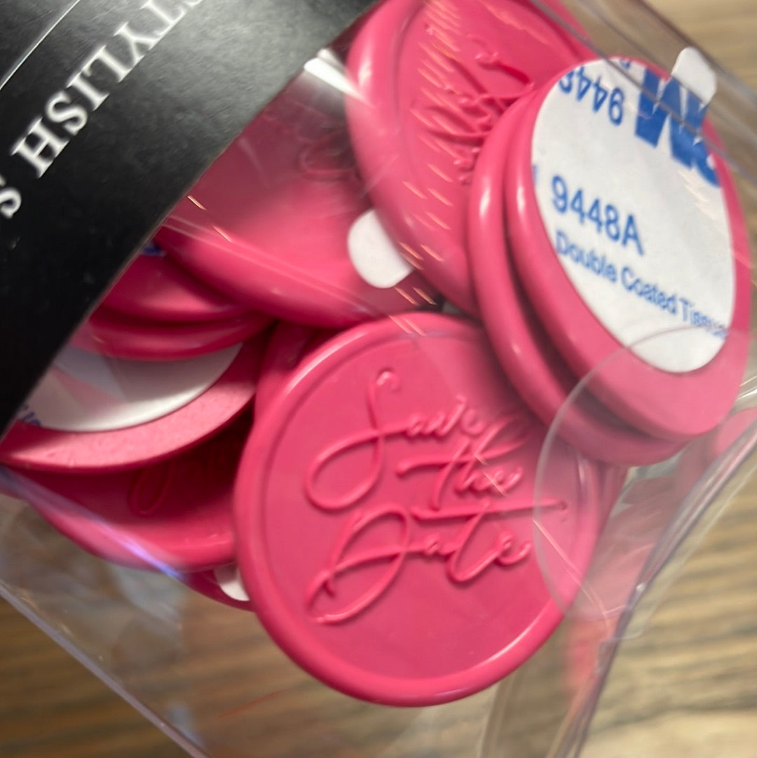 Save the Date Wax Seal Stickers