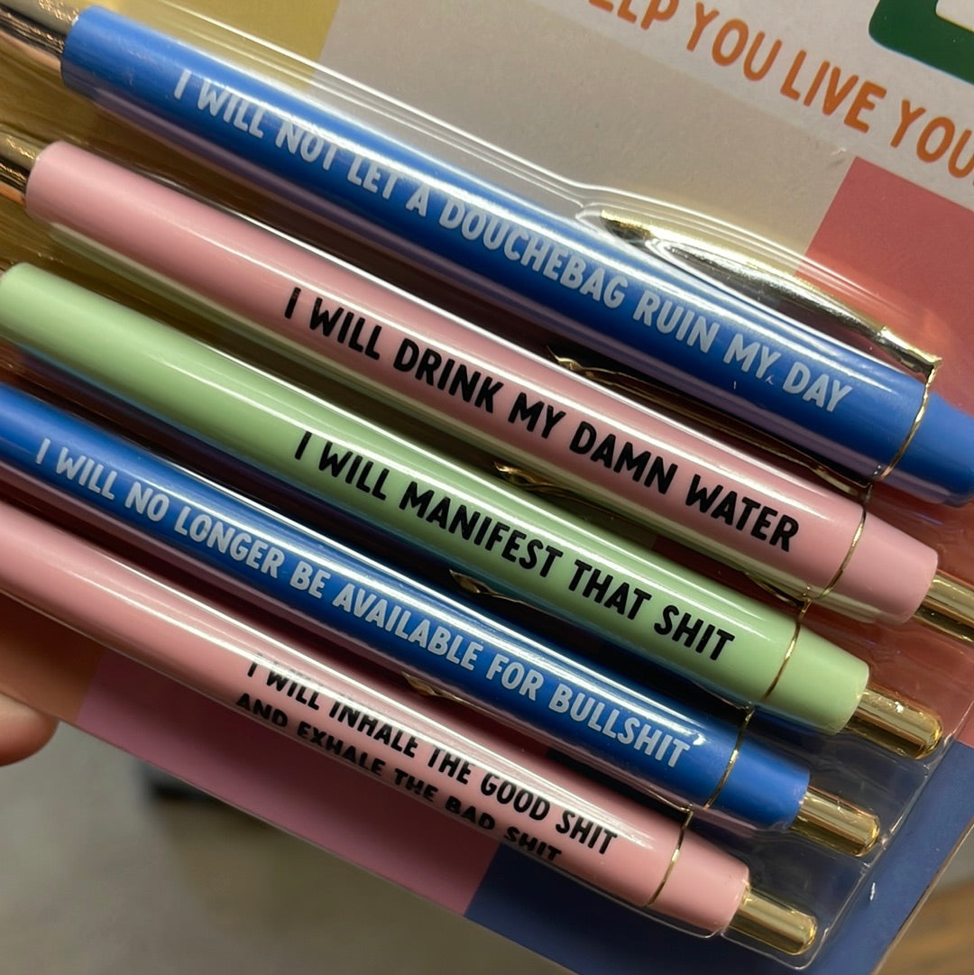 Reminders Pen Set