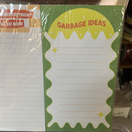 Demotivational notepad